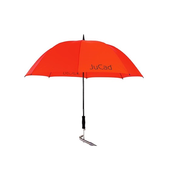 JuCad Teleskop-Golfschirm 68" mit Schirmstift, rot