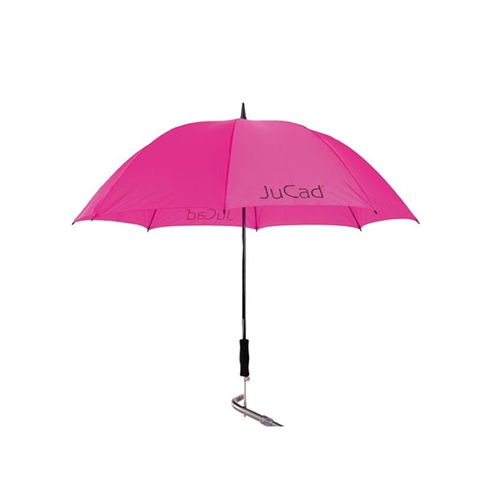JuCad Teleskop-Golfschirm 68" mit Schirmstift, rosa