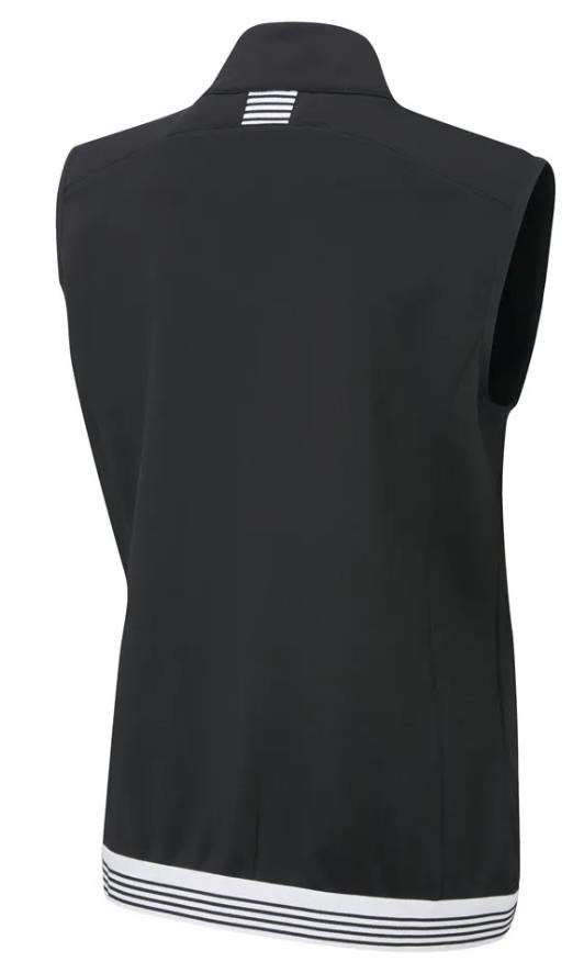 PING Dot Fleece Damen Weste, schwarz