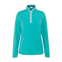 Ping Abigale Performance FleeceDamen Poloshirt, türkis