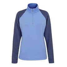 Ping Tembi Damen Poloshirt, blau/dunkelblau