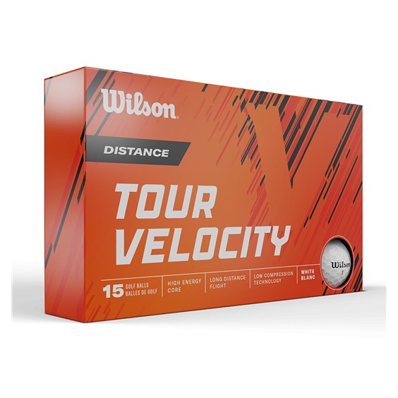 Wilson Tour Velocity Distance Golfbälle, 15Stk.