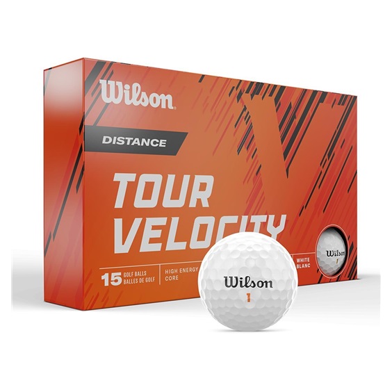 Wilson Tour Velocity Distance Golfbälle, 15Stk.