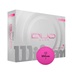 Wilson Duo Soft Golfbälle, rosa