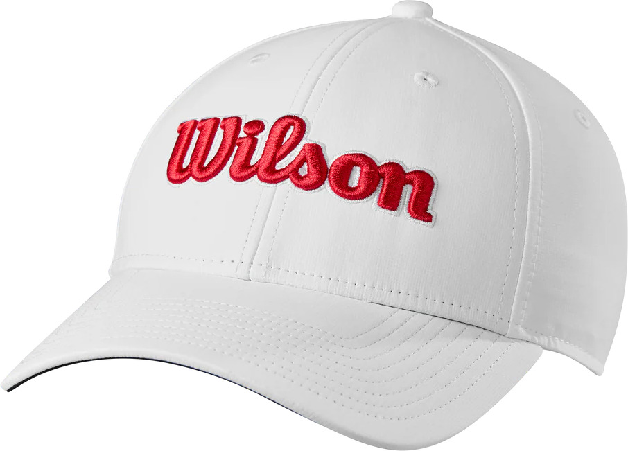Wilson Tour Cap Schirmmütze, weiß/rot