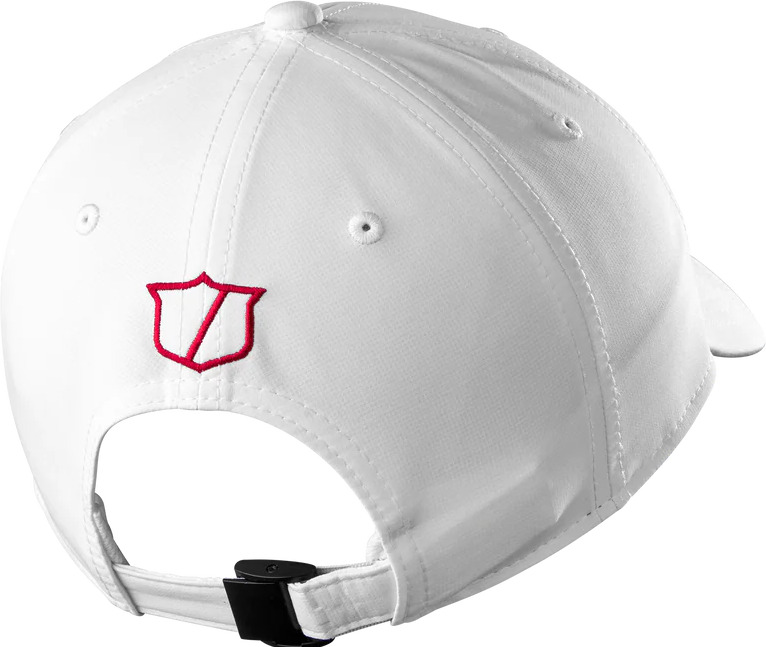 Wilson Tour Cap Schirmmütze, weiß/rot