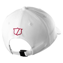 Wilson Tour Cap Schirmmütze, weiß/rot