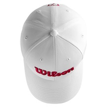 Wilson Tour Cap Schirmmütze, weiß/rot