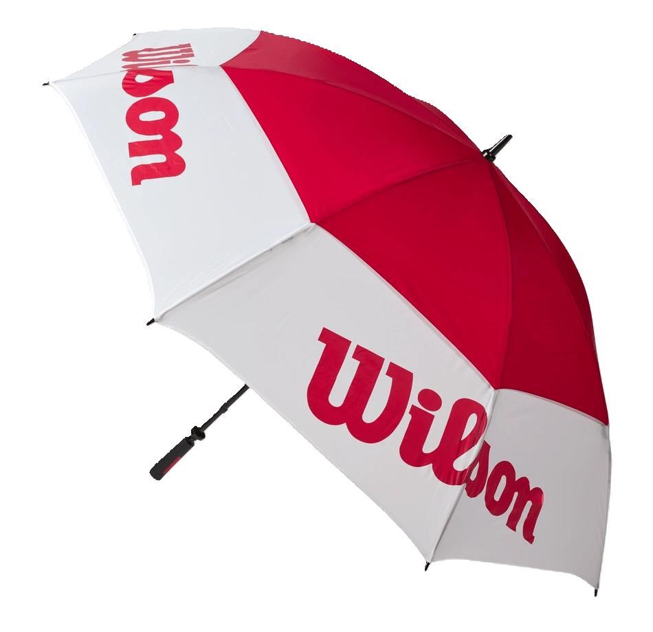Wilson Tour Regenschirm 68", weiß/rot