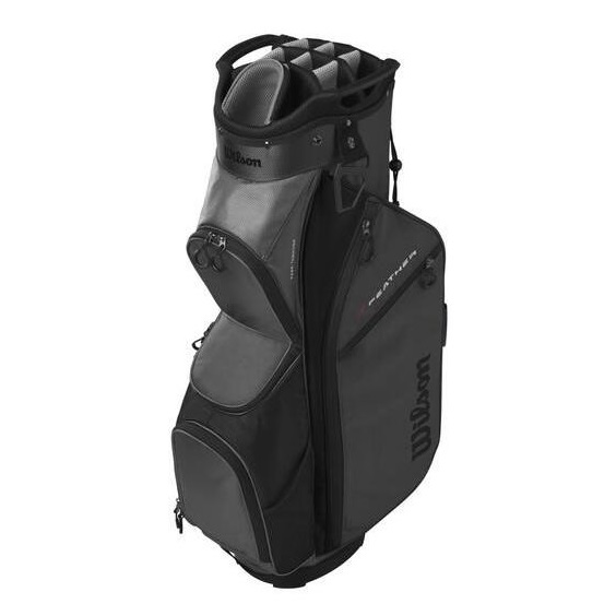 Wilson Feather Cartbag, grau/schwarz