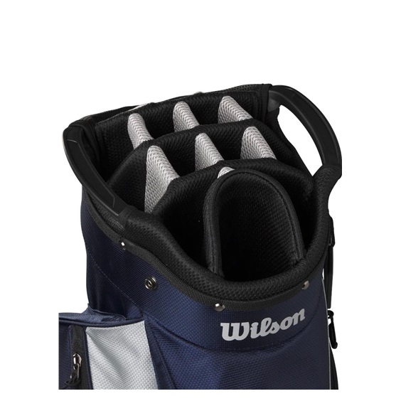 Wilson Feather Cartbag, grau/schwarz