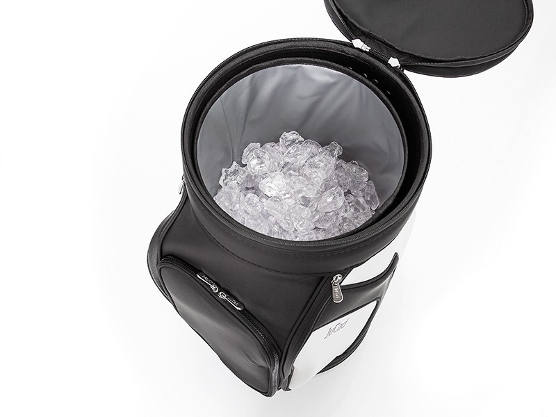 Jucad stool with cooler, black