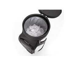 Jucad stool with cooler, black
