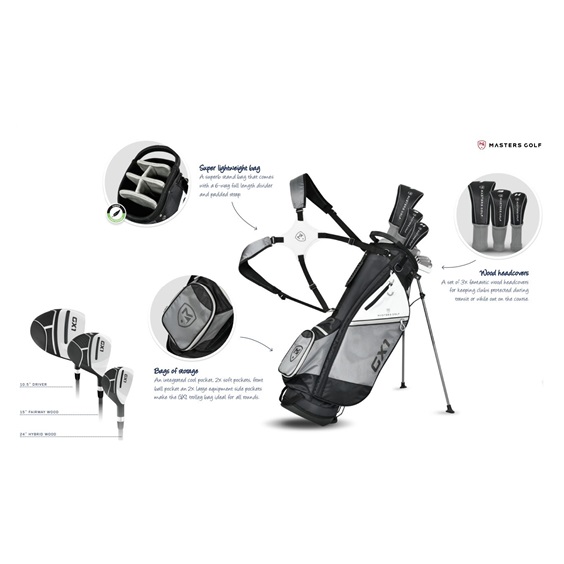 Masters GX1 Gts Herren Golfset, Graphit