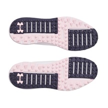 Under Armour Drive Fade SL Herren Golfschuhe, weiss/rosa/dunkelblau