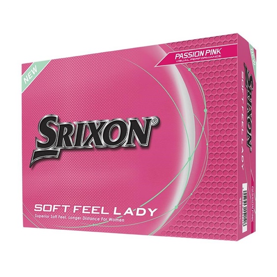 Srixon Soft Feel Lady Damen Golfbälle, rosa