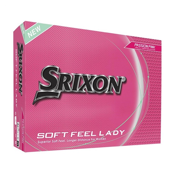 Srixon Soft Feel Lady Damen Golfbälle, rosa