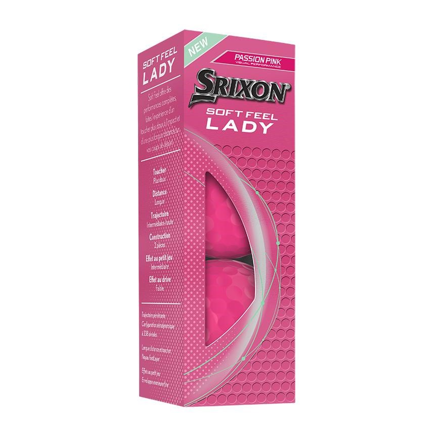 Srixon Soft Feel Lady Damen Golfbälle, rosa