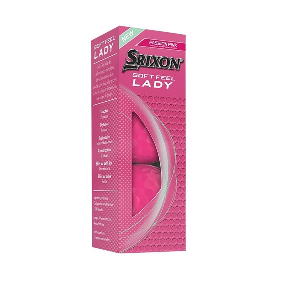Srixon Soft Feel Lady Damen Golfbälle, rosa