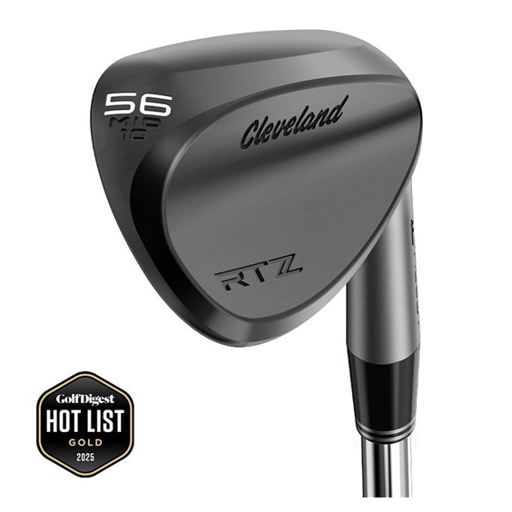 Cleveland RTZ Black Satin Wedge, Stahl