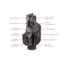 Motocaddy PROTEKTA Cartbag, schwarz/grau