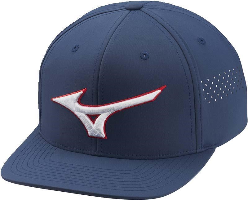 Mizuno Tour Flat Snapback Herren Cap, dunkelblau