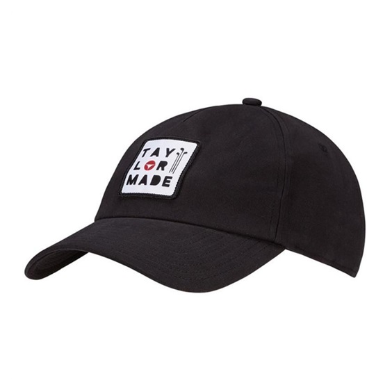 TaylorMade 5 Panel Cap, schwarz