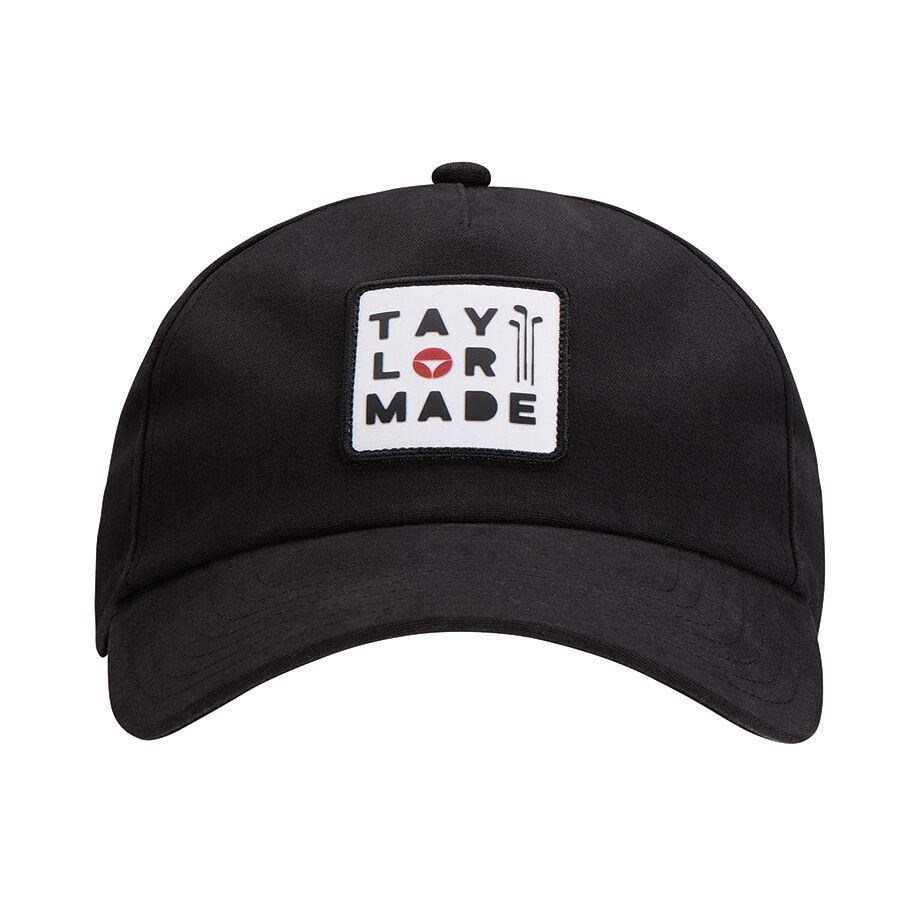 TaylorMade 5 Panel Cap, schwarz