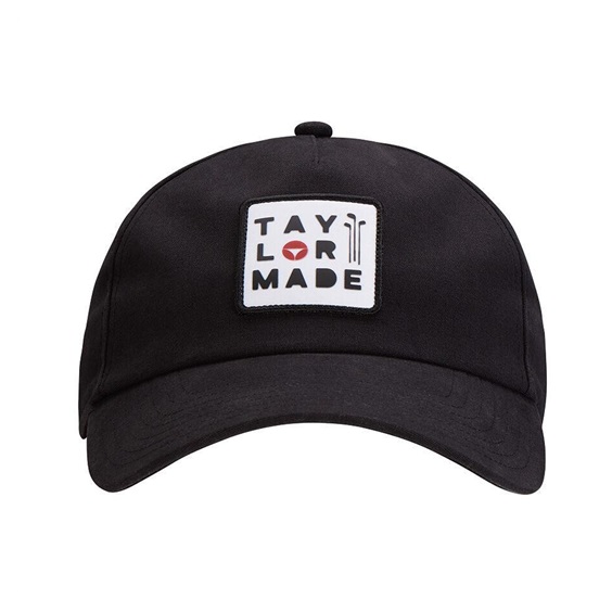 TaylorMade 5 Panel Cap, schwarz
