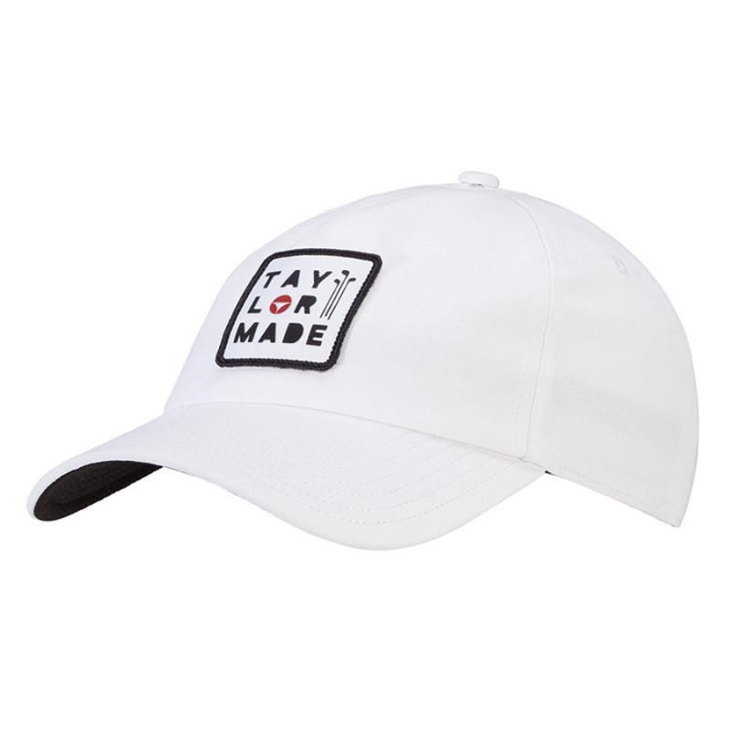 TaylorMade 5 Panel Cap, weiss