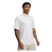 Under Armour Playoff 3.0 Printed  Herren Poloshirt, weiss