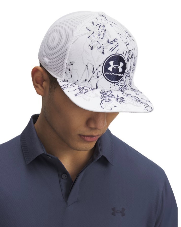 Under Armour Iso-chill Drive Low Stretch Cap, weiss