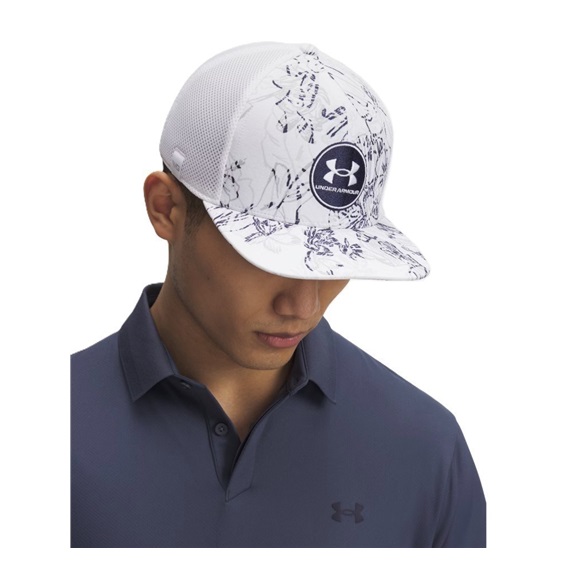 Under Armour Iso-chill Drive Low Stretch Cap, weiss