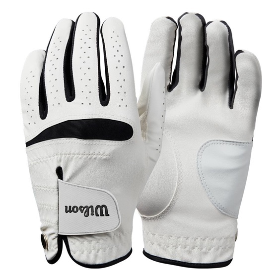 Wilson Feel Plus Herren Golfhandschuh, Weiß