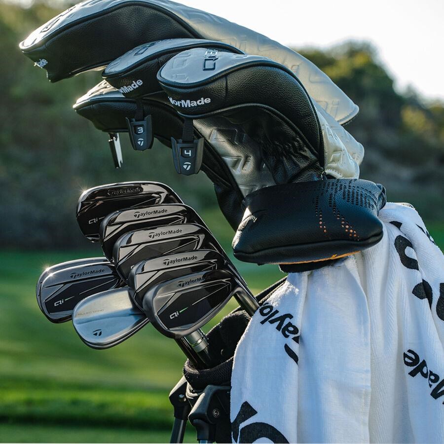 TaylorMade Qi Gunmetal Edition Herren Eisen, Graphit