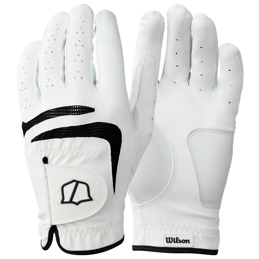 Wilson Grip Plus Herren Golfhandschuh, Weiß
