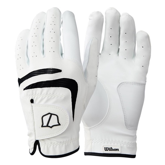 Wilson Grip Plus Herren Golfhandschuh, Weiß