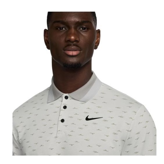 Nike Dri-Fit Tour Micro Print Herren Poloshirt, photon dust