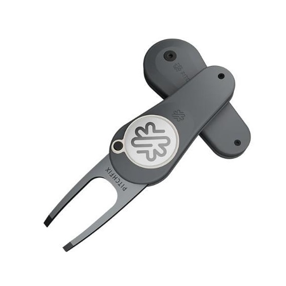 Pitchfix Original Pitchgabel mit Ballmarker, gun metal
