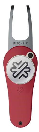 Pitchfix Original Pitchgabel mit Ballmarker, rot