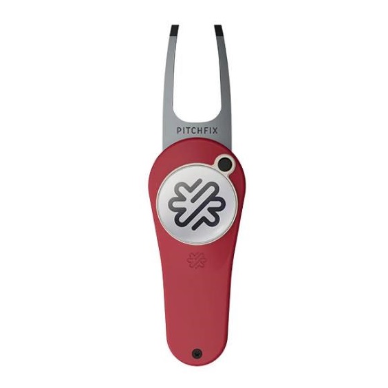 Pitchfix Original Pitchgabel mit Ballmarker, rot