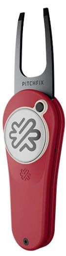 Pitchfix Original Pitchgabel mit Ballmarker, rot