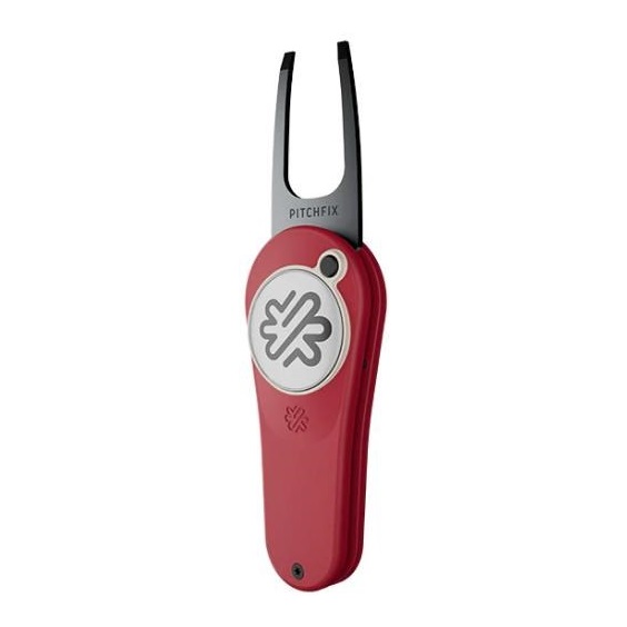 Pitchfix Original Pitchgabel mit Ballmarker, rot