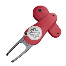 Pitchfix Original Pitchgabel mit Ballmarker, rot