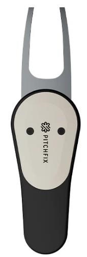 Pitchfix Icon Pitchgabel mit Ballmarker, Schwarz