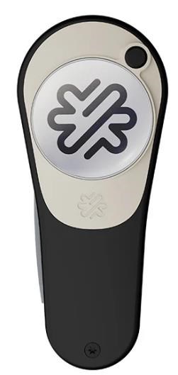Pitchfix Icon Pitchgabel mit Ballmarker, Schwarz