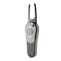 Pitchfix Icon Pitchgabel mit Ballmarker, Gun Metal