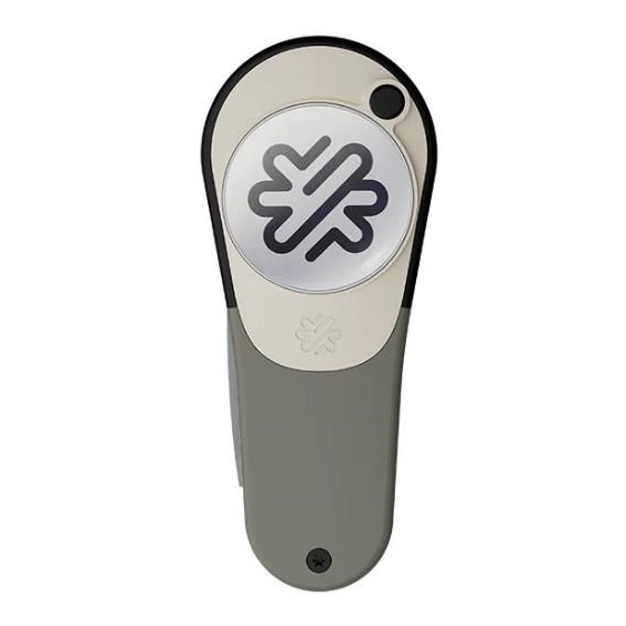 Pitchfix Icon Pitchgabel mit Ballmarker, Gun Metal
