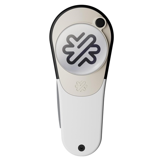 Pitchfix Icon Pitchgabel mit Ballmarker, Weiss