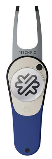Pitchfix Icon Pitchgabel mit Ballmarker, Dunkelblau